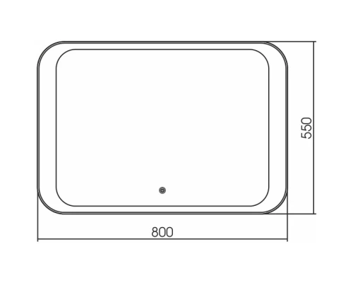 Зеркало 80x55 см Grossman Modern 280550