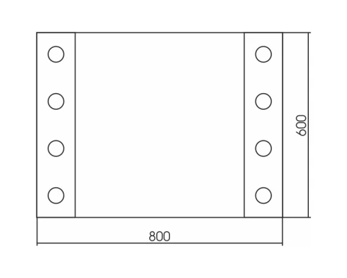 Зеркало 80x60 см Grossman Style 780601