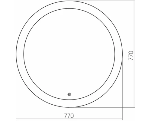 Зеркало 77x77 см Grossman Cosmo 9D770