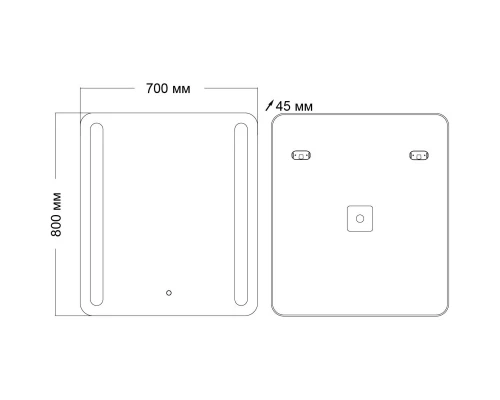Зеркало 70x80 см Grossman Lara 137080