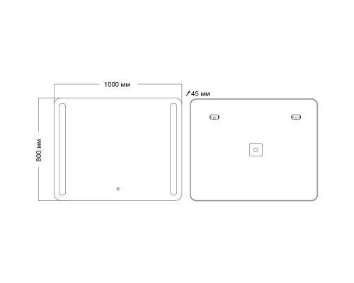 Зеркало 100x80 см Grossman Lara 1310080