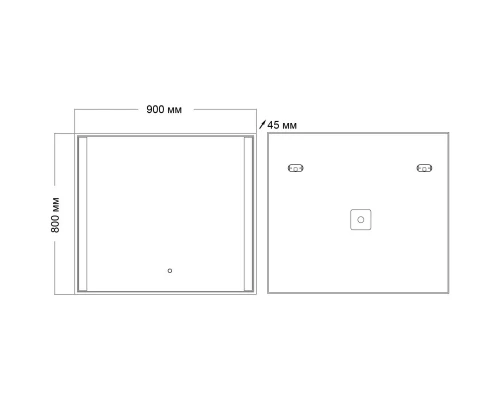 Зеркало 90x80 см Grossman Avrora 119080