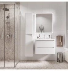 Комплект мебели белый глянец 70 см Grossman Адель 107006 + 4627173210232 + 207004