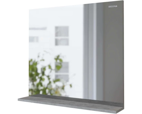 Комплект мебели светлый цемент 80 см Grossman Эдванс 108010 + GR-3016 + 208007