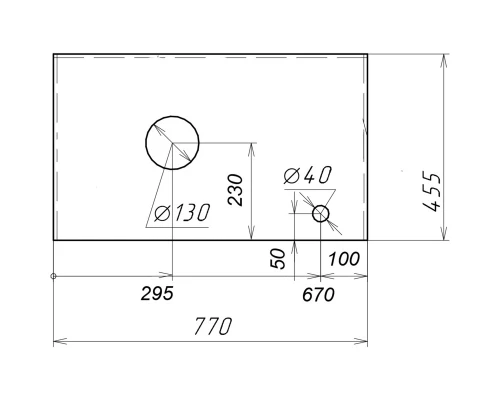 Комплект мебели дуб сонома/белый матовый 77 см Grossman Флай 108001 + 508001 + GR-3016 + 206001
