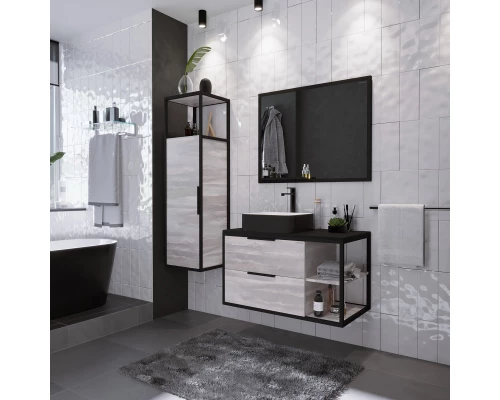 Комплект мебели шанико/черный 90 см Grossman Лофт 109002 + GR-4042BW + 209001