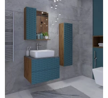 Комплект мебели дуб веллингтон/бриз матовый 65 см Grossman Альба 106502 + GR-3016 + 206502