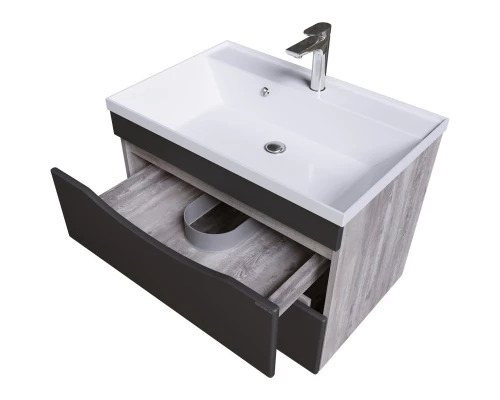 Комплект мебели бетон пайн/графит матовый 80,2 см Grossman Талис 108013 + 4627173210188 + 208009