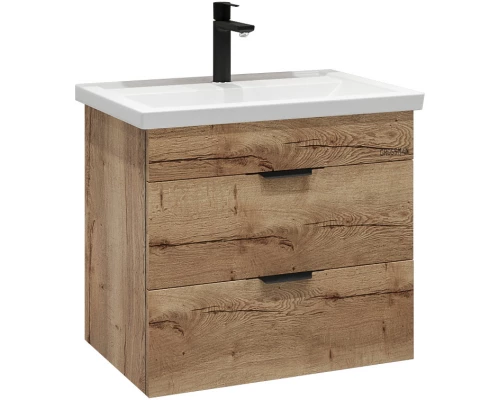 Тумба с раковиной дуб галифакс 61 см Grossman Форта 106005 + 16413