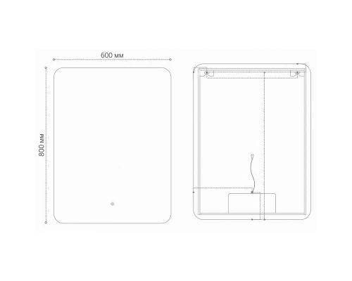 Зеркало 60x80 см Grossman Elegans 176080