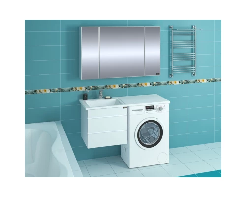 Тумба белый глянец 56 см Санта Марс 227003