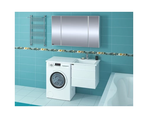 Тумба белый глянец 56 см Санта Марс 227003