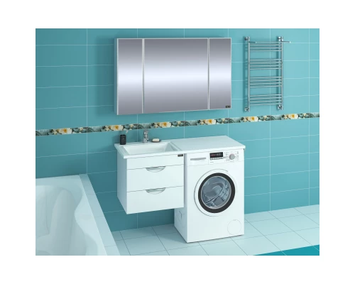 Тумба белый глянец 58 см Санта Лидер 227002