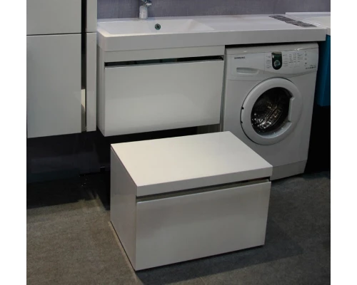 Тумба с раковиной белый глянец 120 см LOTOS 120CC(L)/51