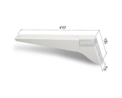 Тумба с раковиной белый глянец 115 см LOTOS 115CC(L)/55