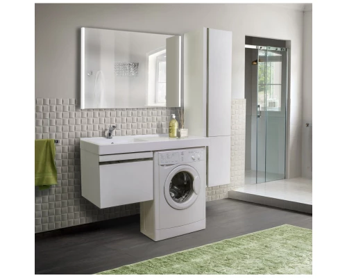 Тумба с раковиной белый глянец 115 см LOTOS 115CC(L)/55