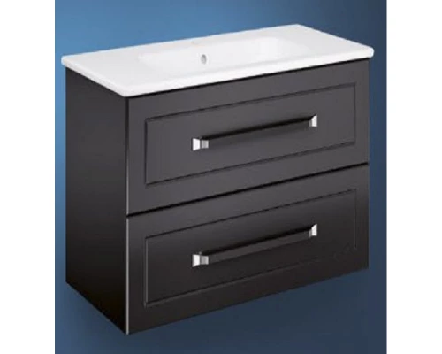 Тумба с раковиной черный матовый 61 см Gustavsberg Iconic GB71CCVU60PDWB