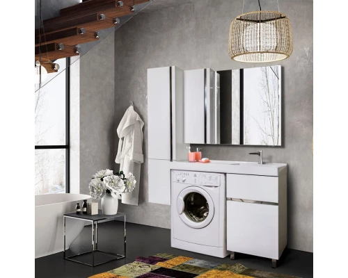 Тумба с раковиной белый глянец 115 см LOTOS 115CC(R)/94