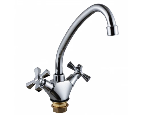 Смеситель для кухни с поворотным изливом Hansen H41014 хром