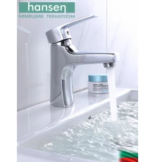 Смеситель для умывальника Hansen H10011 латунь,  хромированный