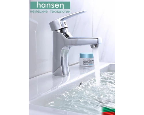 Смеситель для умывальника Hansen H10011 латунь,  хромированный