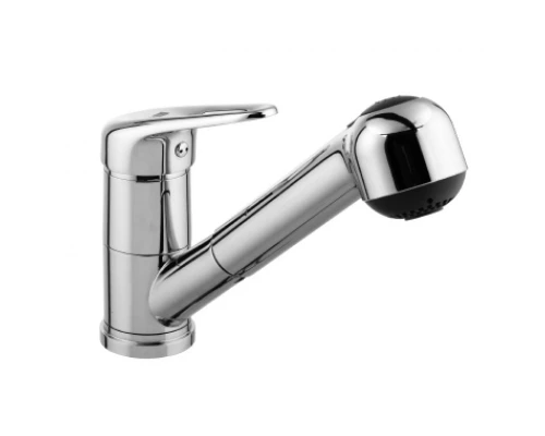 Смеситель для кухни с выдвижной лейкой Hansen H40007 хром