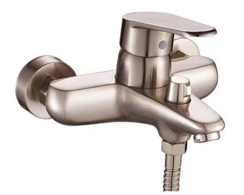 Смеситель для ванны и душа с лейкой и шлангом Hansen H30023-G сатин