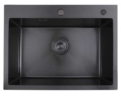 Мойка НЕРЖ  58х48  (ГРАФИТ) с дозатором HANSEN  (1шт)