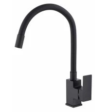 Смеситель для кухни из нержавеющей стали с гибким изливом Hansen HN59028-CC черный