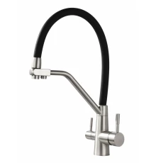 Cмеситель для кухни с гибким изливом под фильтр Hansen HN15055-GC