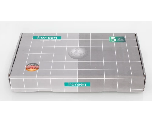 11037-F Смес. для умыв. (ВЫС.бел/хром) HANSEN  (10/1шт)