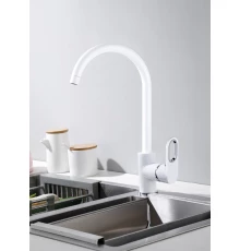 Смеситель для кухни Hansen HL53016-F белый