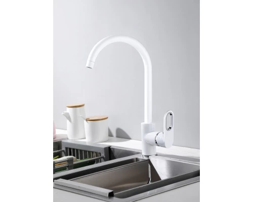 Смеситель для кухни Hansen HL53016-F белый