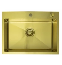 Мойка НЕРЖ  60х45  (МАТ. ЗОЛОТО) с дозатором HANSEN  (2/1шт)