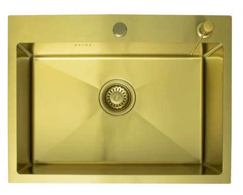 Мойка НЕРЖ  60х45  (МАТ. ЗОЛОТО) с дозатором HANSEN  (2/1шт)