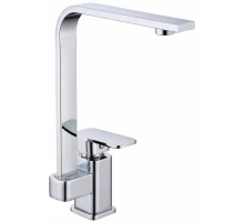 Смеситель для кухни из латуни с поворотным изливом H59001 от бренда Hansen цвет хром