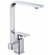 Смеситель для кухни из латуни с поворотным изливом H59001 от бренда Hansen цвет хром