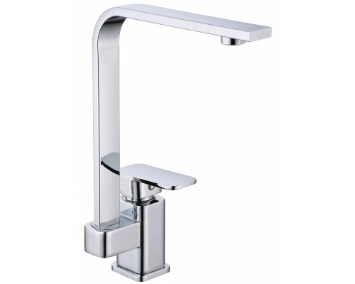 Смеситель для кухни из латуни с поворотным изливом H59001 от бренда Hansen цвет хром