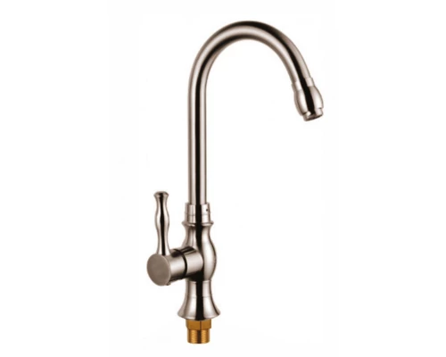 Смеситель для кухни с высоким изливом Hansen H40083-G сатин