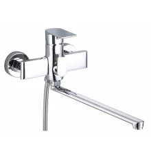 Смеситель для ванны и душа с лейкой, шлангом и держателем лейки Hansen H22019
