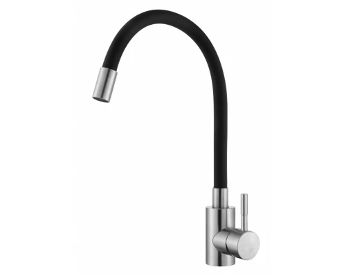 Смеситель для кухни с гибким изливом Hansen HN59304-GC сатин/черный