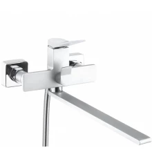 Смеситель для ванны из латуни Hansen HL22099-F белый/хром