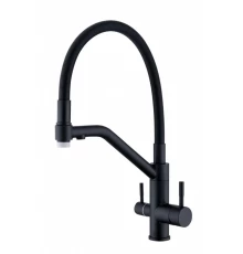 Смеситель с подключением фильтра для кухни Hansen HN15056-C черный