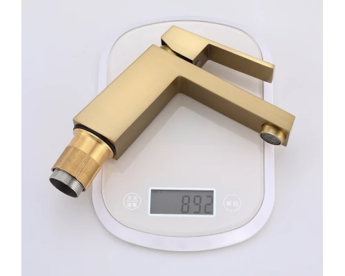 10095-D Смеситель для умывальника (Мат. Золото) HansenPRO (10/1шт)