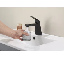 10095-C Смеситель для умывальника (ЧЕРНЫЙ) HansenPRO (10/1шт)