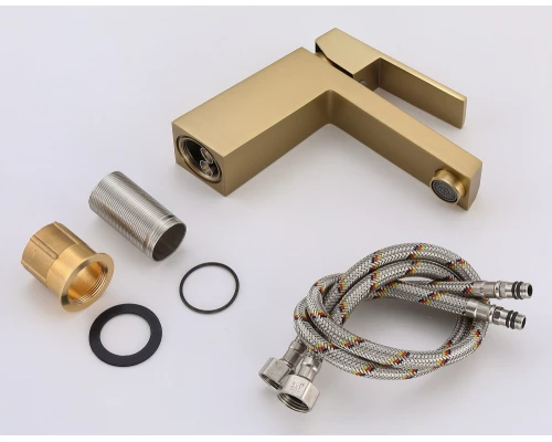 10095-D Смеситель для умывальника (Мат. Золото) HansenPRO (10/1шт)