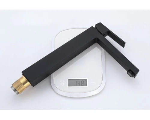 11095-C Смеситель од. для раковины-чаши (ЧЕРНЫЙ) HansenPRO  (10/1шт)