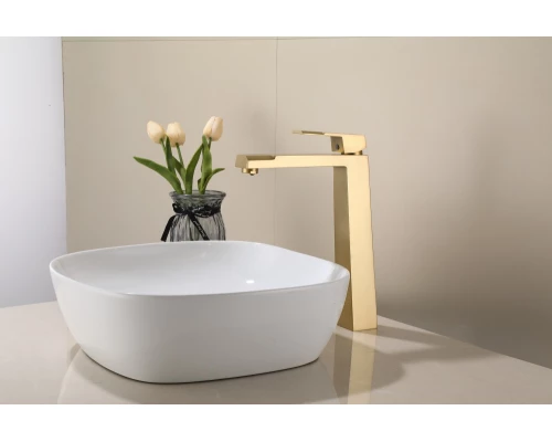 11095-D Смеситель од. для раковины-чаши (Мат. Золото) HansenPRO  (10/1шт)