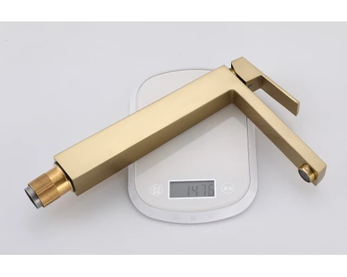 11095-D Смеситель од. для раковины-чаши (Мат. Золото) HansenPRO  (10/1шт)