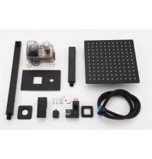 34095-C Смеситель встраиваемый для душа с 2-функ. (ЧЕРНЫЙ) HansenPRO (5/1шт)